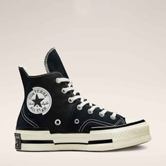 CONVERSE - Zapatillas Urbanas Hombre Chuck 70 Plus Canvas Hi Negro