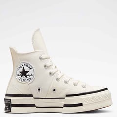 CONVERSE - Zapatilla Urbanas Mujer Chuck 70 Plus Canvas Hi Beige