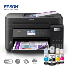 EPSON - Impresora Multifuncional ECOTANK L6270 3 EN 1 Wi-Fi 4/ Wi-Fi Direct®/ Ethernet