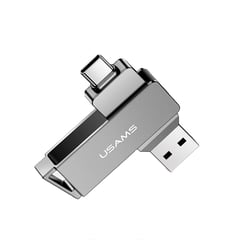 USAMS - Memoria USB Rotable TypeC+USB3.0 256GB