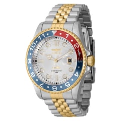 INVICTA - Reloj 40010 Hombre Plateado Quartz Exclusivo Perú