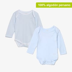 YAMP - Body Bebé niño Pack x2 Algodón