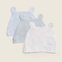 YAMP - Gorro Bebé Niño Pack x3 Algodón