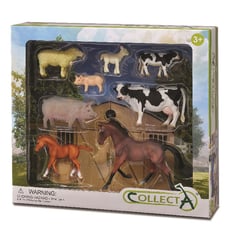 COLLECTA - Set de Animales de la Granja 8 piezas