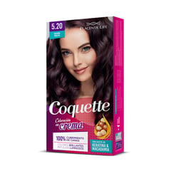 COQUETTE - Kit Tinte para Cabello 5.20 Castaño Violeta 1 Aplicación