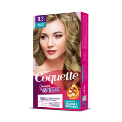 COQUETTE - Kit Tinte para Cabello 9.3 Rubio Extra Claro Oro 1 Aplicación