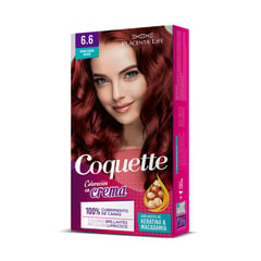 COQUETTE - Kit Tinte para Cabello 6.6 Rubio Caoba Rojizo 1 Aplicación