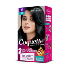 COQUETTE - Kit Tinte para Cabello 1A Negro Azulado 2 Aplicaciones