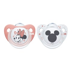 NUK - Chupon para Bebé Trendline N1 Mickey Minnie BX2