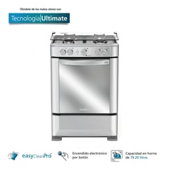 MABE - Cocina de Piso a Gas 60 cm Inox - CMP6040FX0