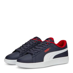 PUMA - Zapatillas Urbanas Unisex Smash 3.0 L Jr Azul