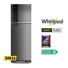 WHIRLPOOL - Refrigeradora Congelador Superior  375 Lts WRM45AKBPE  Gris