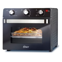 OSTER - Horno eléctrico Oster® 22 lts con freidora de aire y paredes antiadherentes