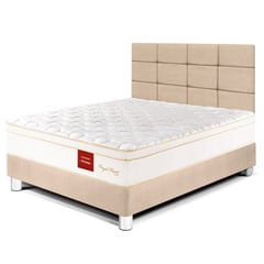 PARAISO - Dormitorio Royal Prince Firme Blocks 2 Plz + 2 Almohadas Viscoelásticas + Protector