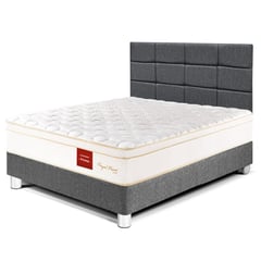 PARAISO - Dormitorio Royal Prince Firme Blocks 2 Plz + 2 Almohadas Viscoelásticas + Protector