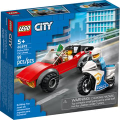 LEGO - Bloques City Moto de Policía Y Auto a La Fuga