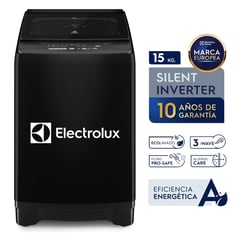 ELECTROLUX - Lavadora Inverter 15kg EWIP15 Negro