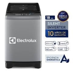 ELECTROLUX - Lavadora Inverter 18kg EWIP18 Gris