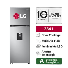LG - Refrigeradora GT33WPP 334L Door Cooling Top Mount Plateada LG