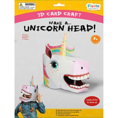 FIESTA CRAFTS - Máscara Unicornio Disfraz 3D