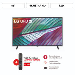 LG - Televisor 65" Lg Uhd 4k Thinq Ai 65ur8750psa 