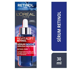 LOREAL PARIS - Serum Noche Antiarrugas L'oréal París Revitalift Retinol 30ml