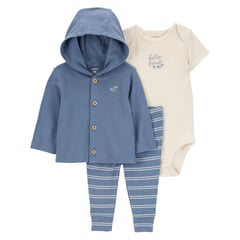 CARTER'S - Conjunto Bebé niño 3 piezas Algodón Carters