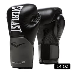 EVERLAST - Guante De Box Elite V2 Trn Negro 14 Oz