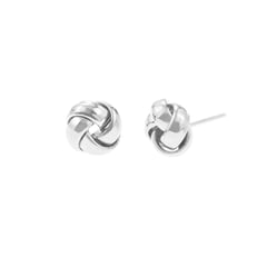 BALIQ - Aretes Knots Nudos Plata 925