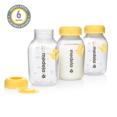 MEDELA - Pack x3 Botellas de Almacenamiento de Leche 150ml