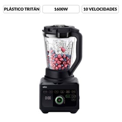 BRAUN - Licuadora POWERBLEND 9 2.0L 1600W