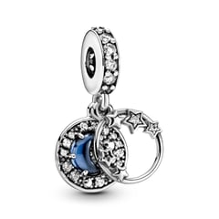 PANDORA - Charm Luna Creciente Azul