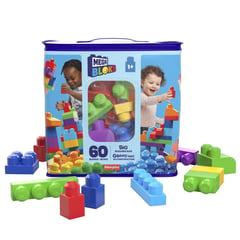 MEGA BLOKS - Clásica Bolsa De Construcción 60 Piezas