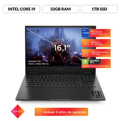 Gamer Intel Core I9 RTX 4070 32GB 1TB SSD 13va Gen 16.1" Omen 16-wf0000la