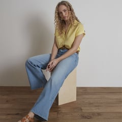 MAISON 123 - Jean Wide Mujer