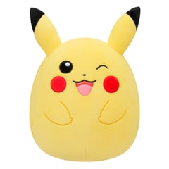 SQUISHMALLOWS - Peluche Pokemon 25cm Pikachu Guiño