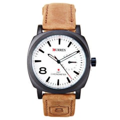 CURREN - Reloj Kre1902 De Cuero Para Hombre