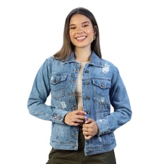 FORDAN JEANS - Casaca Jean Mujer