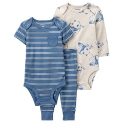 CARTER'S - Conjunto Bebé Niño 3 Piezas Algodón Carters