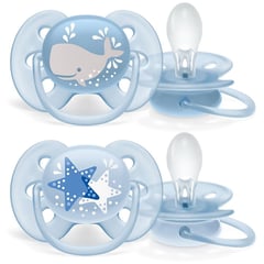 AVENT - Pack X2 Chupón Ultra Soft 6-18m Niño