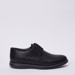 GREENBAY - Zapato Formal Hombre Cuero Negro Negro