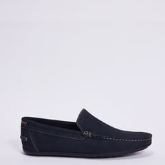 GREENBAY - Mocasines Hombre Cuero Azul