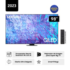 SAMSUNG - Televisor Smart Tv 98" Qled 4k Qn98q80cagxpe (nuevo)