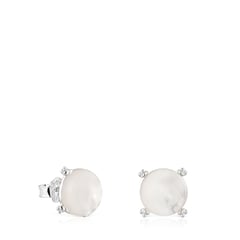 TOUS - Pendientes Plata 1ley Nacar 10mm