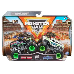 MONSTER JAM - Pack X2 Vehiculos Escala 1:64