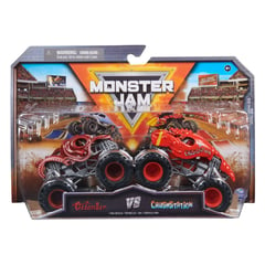 MONSTER JAM - Pack X2 Vehiculos Escala 1:64