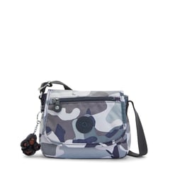 KIPLING - Cartera Sabian U Cool Camo Grey