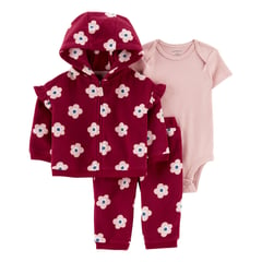 CARTER'S - Conjunto Bebé Niña 3 Piezas Algodón Carters