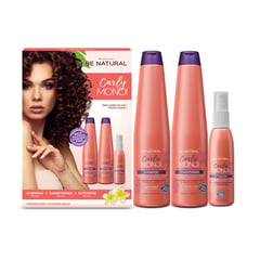 BE NATURAL - Set Capilar Para Cabello Ondulado Curly Monoi