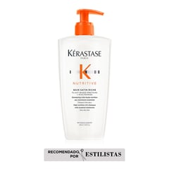 KERASTASE - Shampoo Bain Satin Riche Kérastase Nutritive Nutrición Intensa Del Cabello 500ml